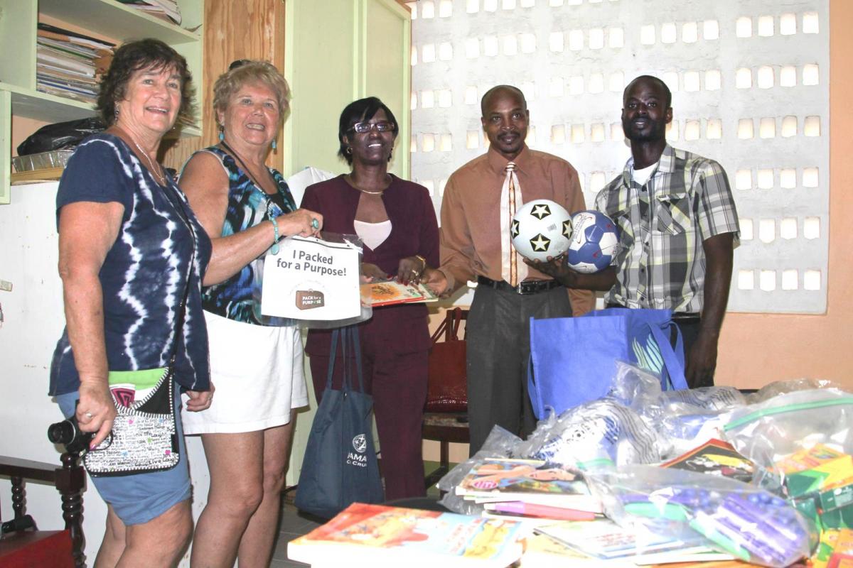 Delivering supplies in Grenada
